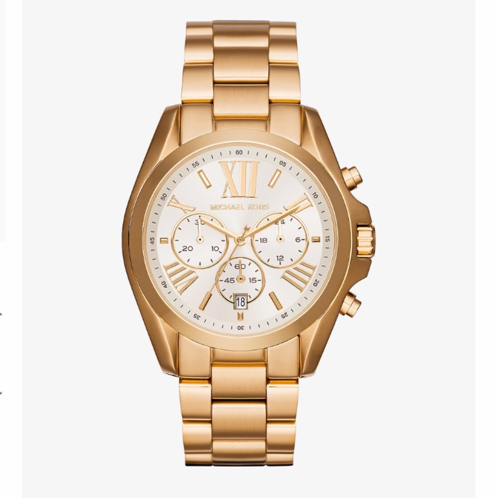 Michael Kors Oversize Bradshaw Gold-tone Watch